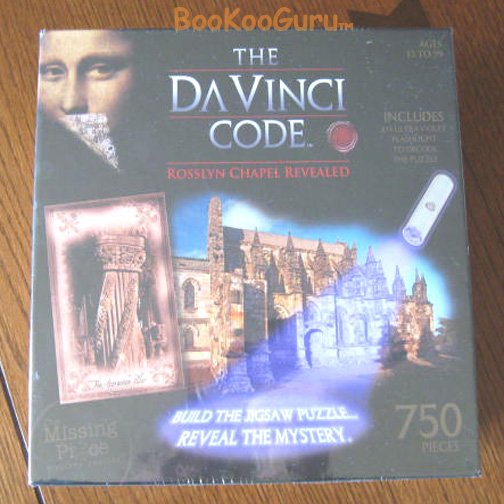 The DaVinci Code Puzzle, Rosslyn Chapel Revealed, Decoder Light, Missing Piece Mystery, BooKooGuru