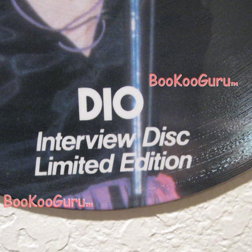 Ronnie James Dio Picture Disc - L.P.- 33 RPM - Black Sabbath - Rainbow - BooKooGuru