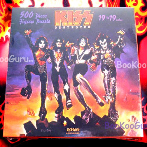 KISS - Puzzle1997 - Destroyer - Aucoin - 500 piece - KISS Catalog! - Eric Carr - BooKooGuru