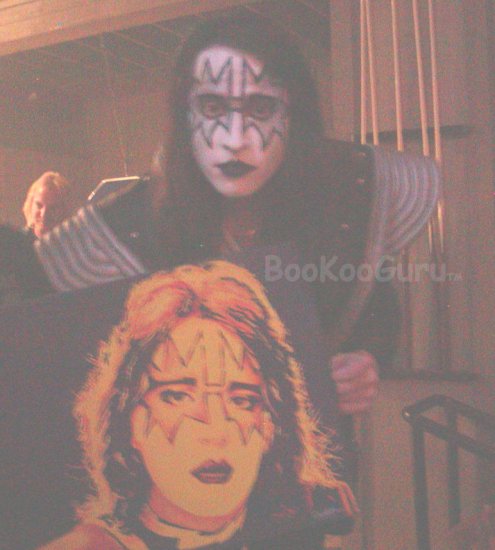 Fiery Ace, Ace Frehley, KISS, Hand-painted original, Acrylics on Canvas, 16x20, BooKooGuru