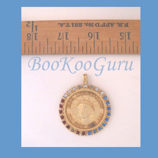 Statue of Liberty Commerative Pendant, 100th Anniversary, 1986, Rare, Vintage