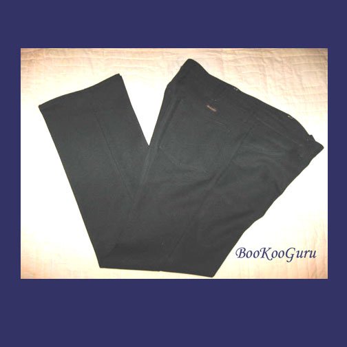 Vintage Wrangler Slacks, Black, Size 34x30, Style 32BK, Polyester jeans W413