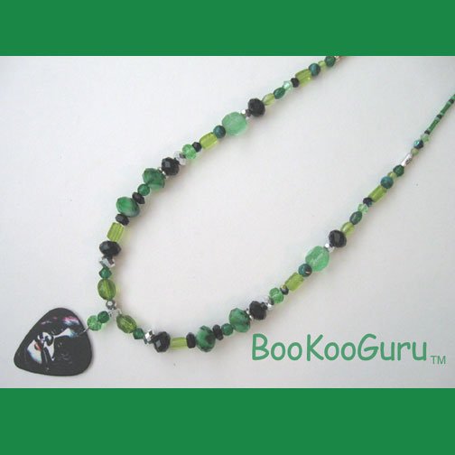 KISS Peter Criss Guitar Pick Necklace, Original Design, Texas Artisan Crafted