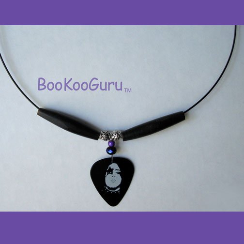 KISS Paul Stanley Guitar Pick Necklace, Original Design, Texas Artisan Crafted