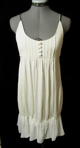 Nwt KATIA beaded Dress womens SML Ivory Swing 30's-40's Flapper girl Fancy gown