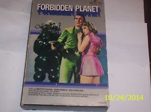 Forbidden Planet,VHS, Rare 1983 Oversized Flapbox Leslie Nielson Anne Francis