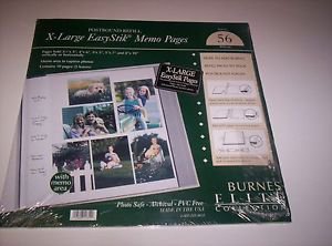 Burnes Elite Ringbound Refill #56 RPBGMG Postbound Photo Album Pages