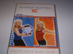 HARD TO FIND WINSOR PILATES SCULPT YOUR BODT SLIM (DVD) 20 MINUTE WORKOUT