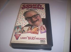 COUCH POTATO WORKOUT Larry Bud Melman Diet Tips Rap Song ++ 1989 VHS Video RARE