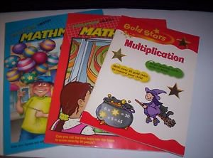 Highlights Mathmania 2 pack new paperbacks plus Gold Stars Multiplication