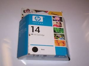 GENUINE HP 14 Black Ink Cartridge SEALED