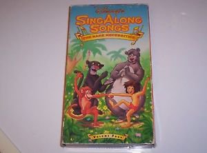 Disney's Sing Along Songs - The Jungle Book: The Bare Necessities (VHS, 1994)