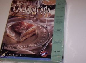 MasterCook Cooking Light CD Rom Cookbook Meal Planner Analyze Recipes NIB New