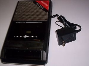 Vintage General Electric GE Cassette Tape Recorder & Player 3-5015/16 Excellent