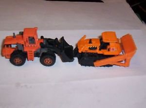 Matchbox Lot of 2 Ground Breaker Bull Dozer, MB707, Quarry King MB737