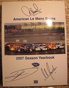 Adrian Fernandez, Luis DÃaz.and Michel Jourdain singed 2007 ALMS