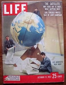 Life Magazine October 21, 1957 : Color cover - U.S. scientists