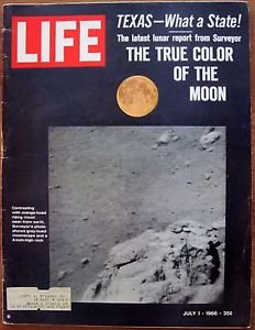 LIFE MAGAZINE JULY 1, 1966 THE TRUE COLOR OF THE MOON COVER