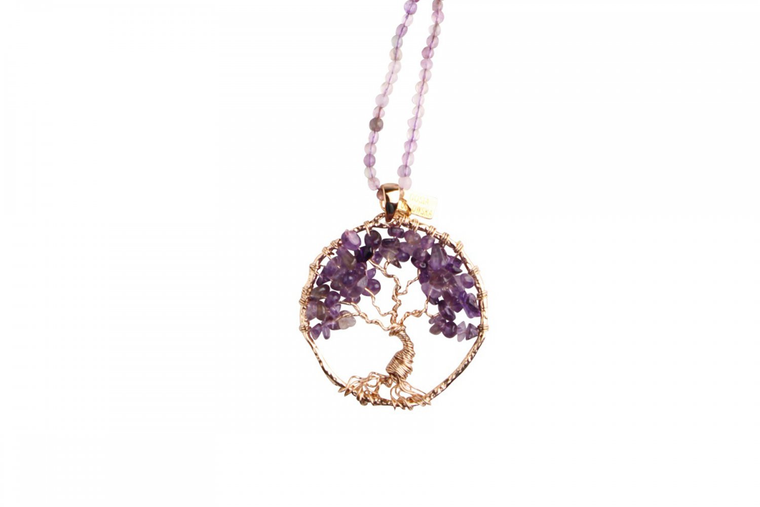 Amethyst Tree Of Life Necklace