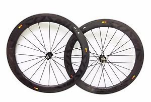 ultralight Carbon 60mm wheels clincher 700C full carbon road/track bike wheelset