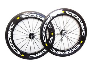 Carbon 88mm wheels clincher 700C full carbon fiber track bike wheelset