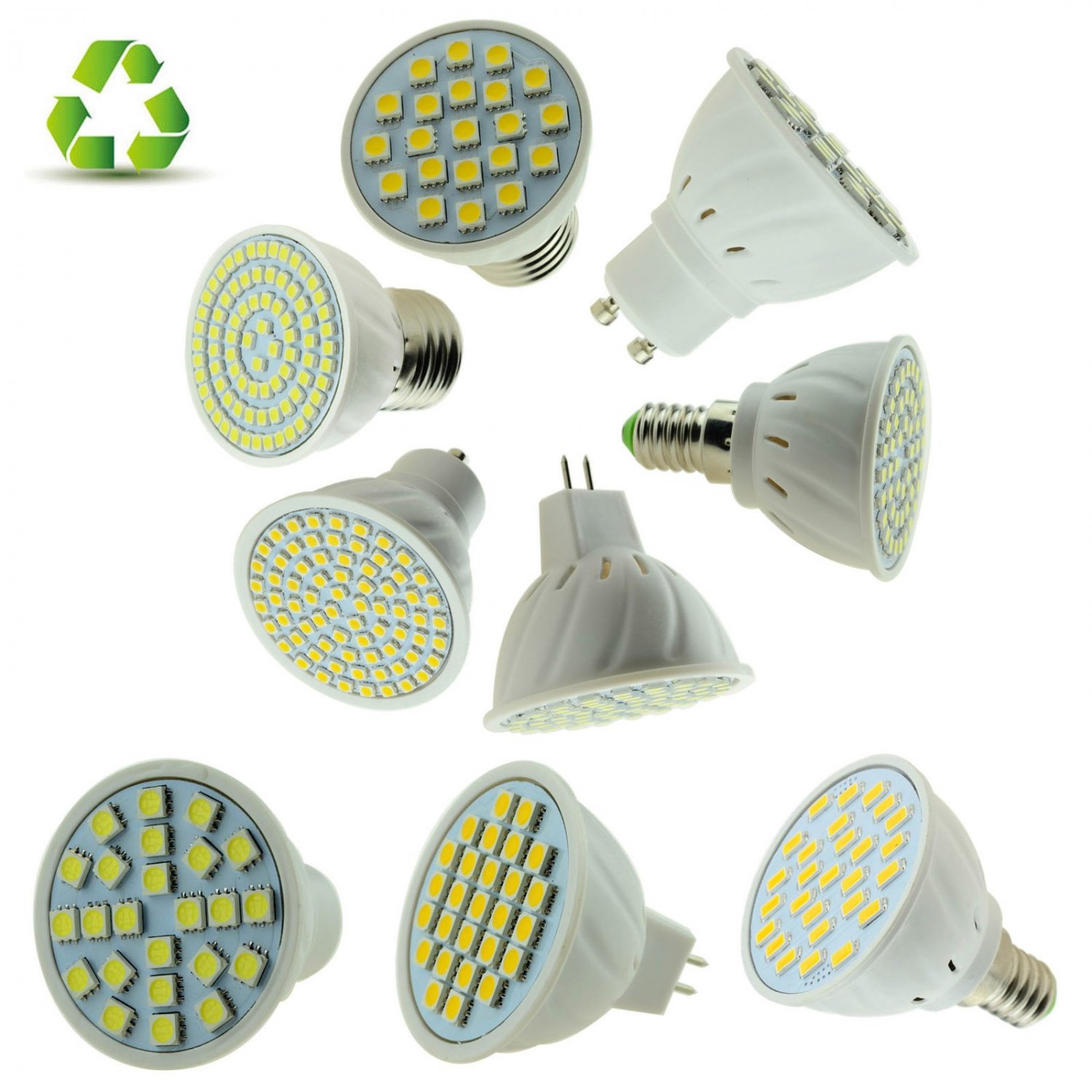 E26/E27/E14/GU10/MR16 LED Spotlight 3/4/5/6/7w Bulb 2835/5050/3528/5730 SMD Lamp