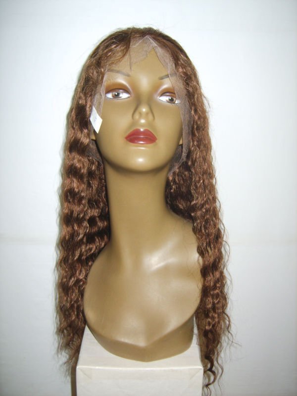 130% Density 22 inches 100% huaman hair Super wave quality full lace wigs for women