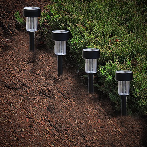 Set of 4 Solar Powered Garden Lights