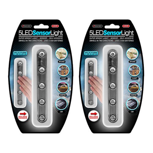 Set of TWO 5 LED Sensor Light