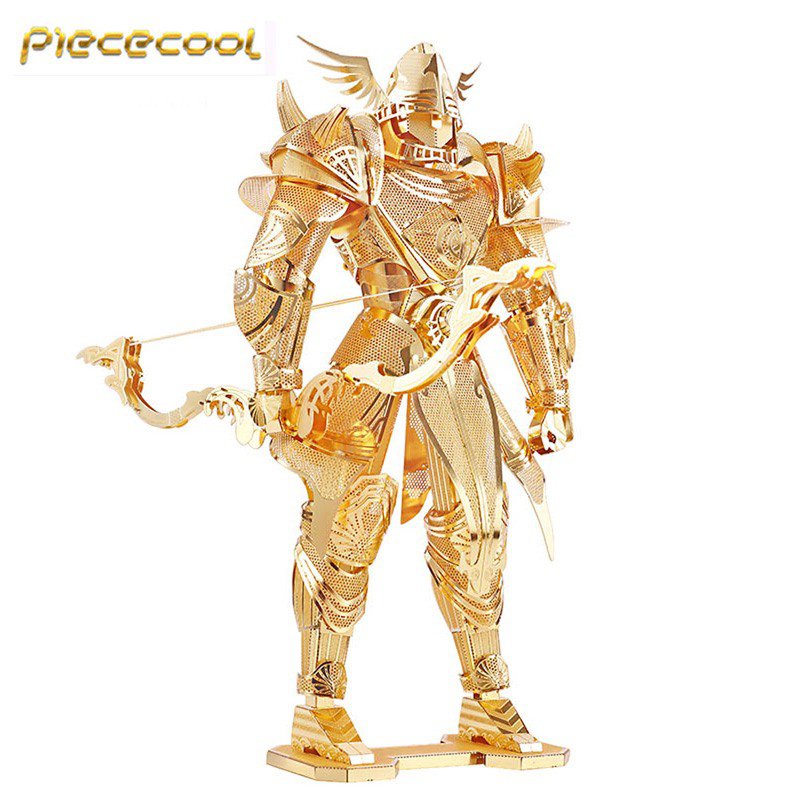 Piececool 3D Metal Puzzle Knight Of Firmament Armor Building Kits P072G DIY 3D Laser Cut Models Toys
