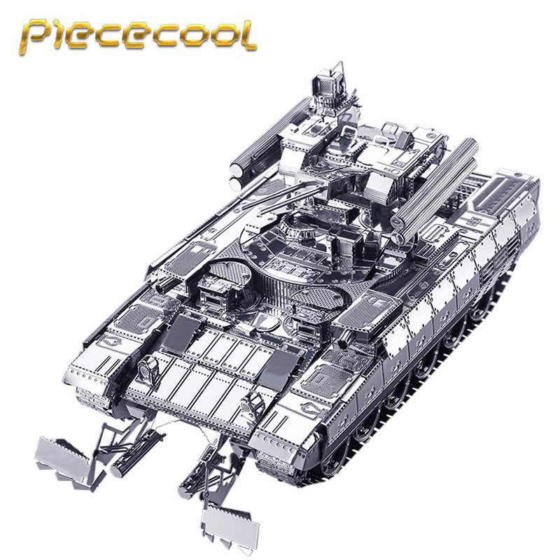 Piececool 3D Metal Puzzle BMPT Tank Building Kits P051S DIY 3D Laser Cut Models Toys