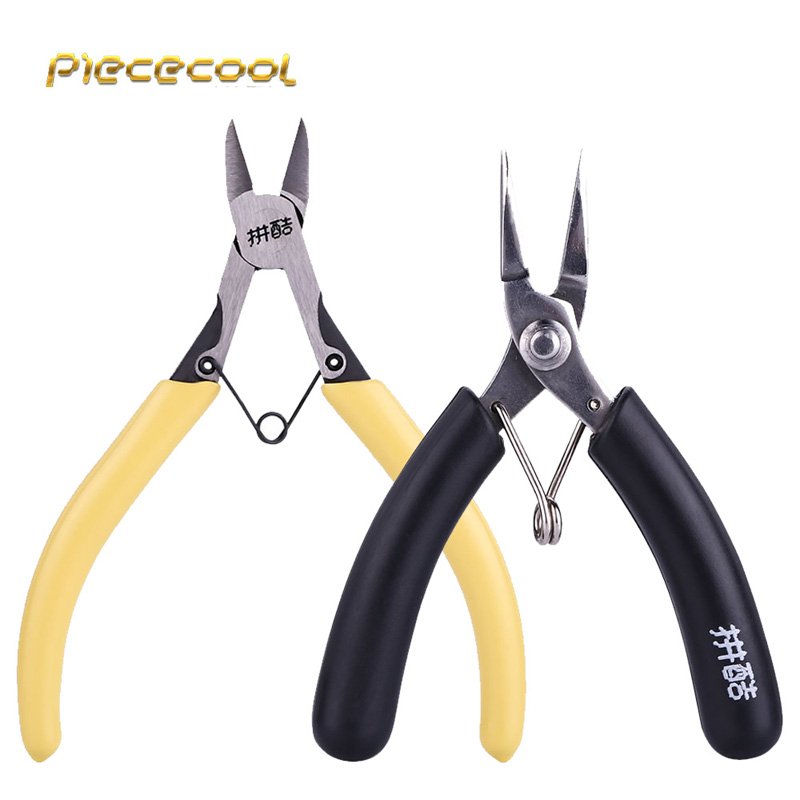 Piececool 3D Metal Puzzle Pliers Straight Cut Assemble Tools Set For Expert