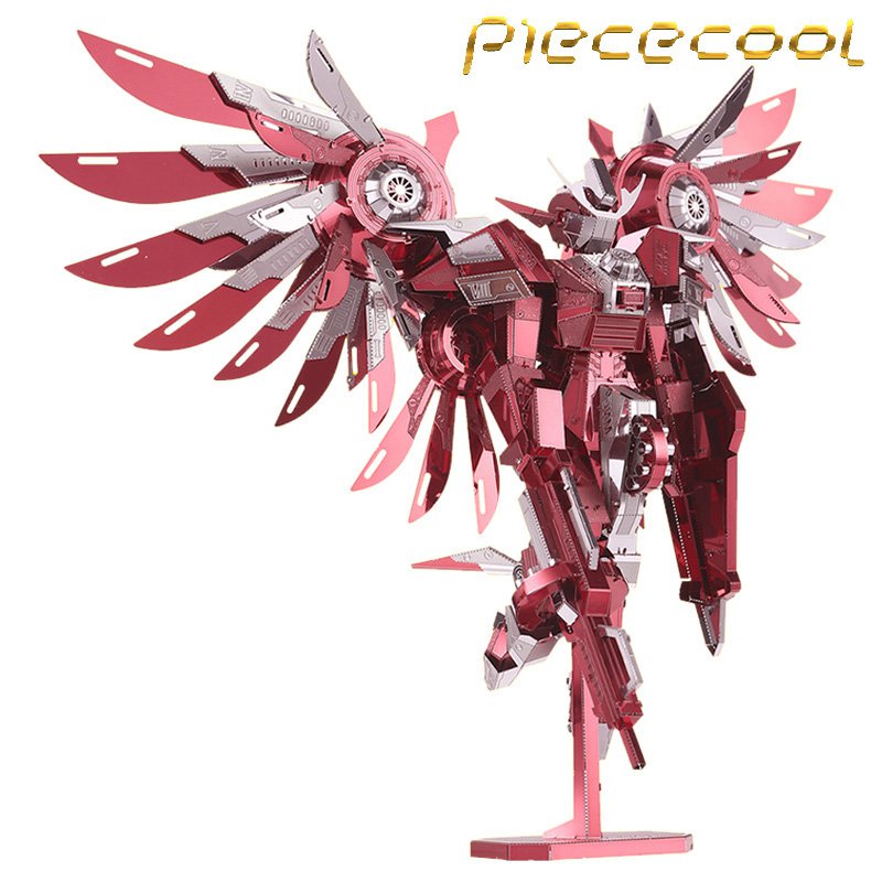 Limited Edition Piececool 3D Metal Puzzle Thundering Wings Gundam P069RS DIY 3D Laser Cut Toys