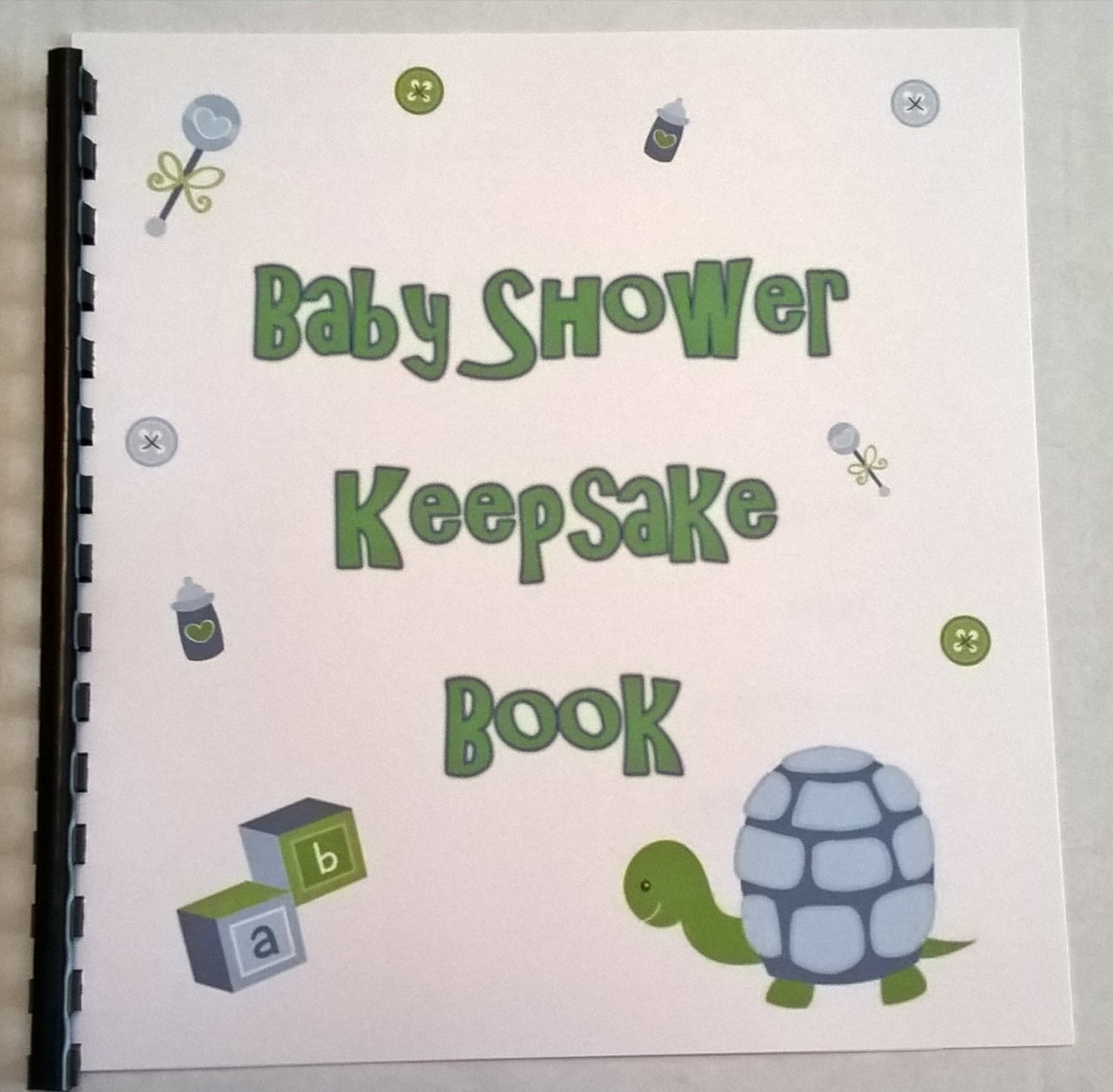 Baby Shower Boy Keepsake Book