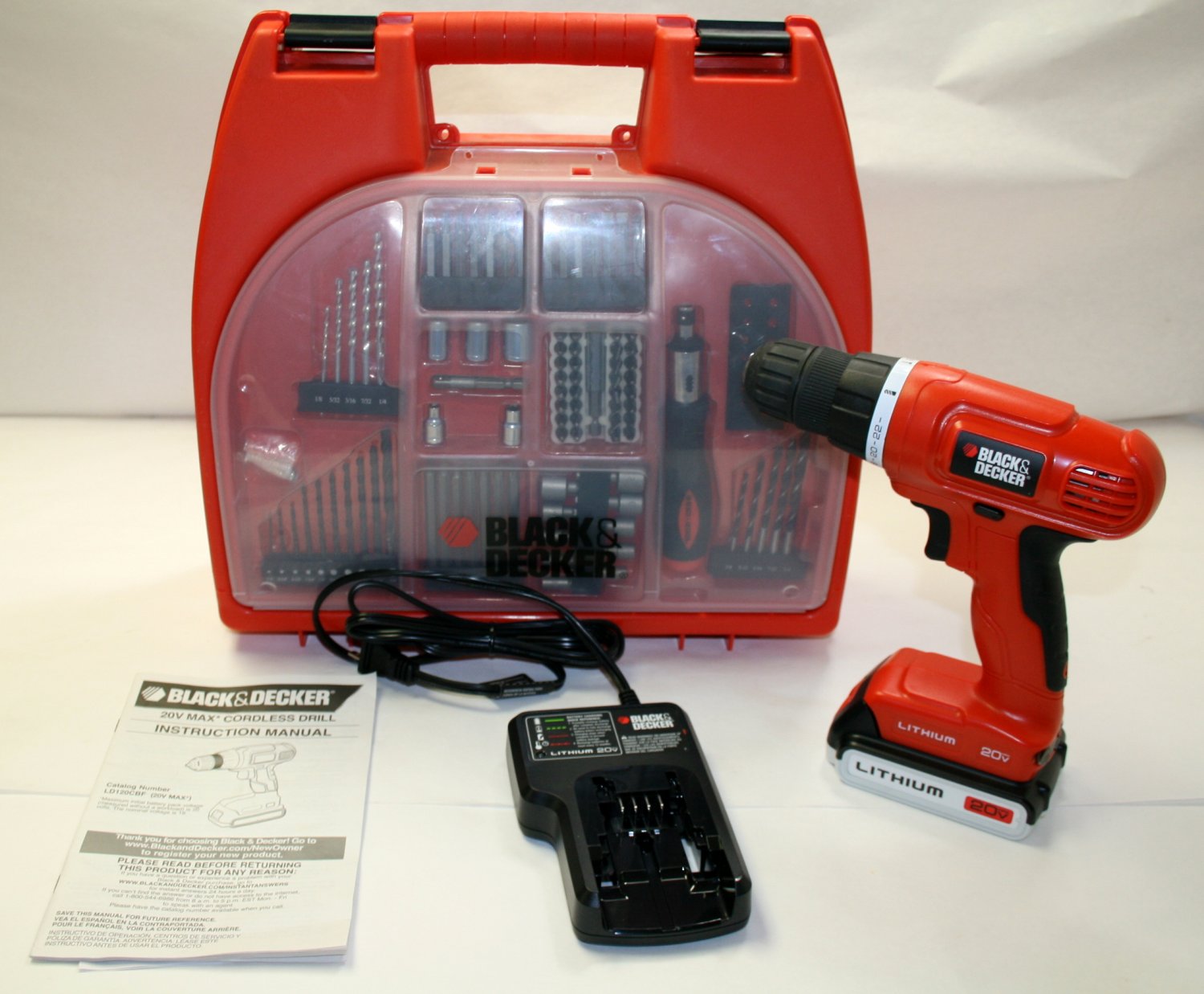 Black & Decker LD120 Drill with Accessories