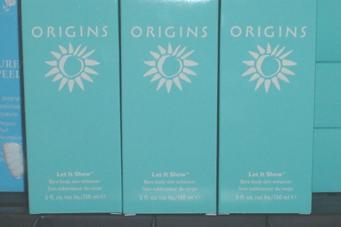 Wholesale Lot *5* Origins Let it Show Skin Bosy Enhanser