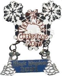 Mickey's Very Merry Christmas 2001 (#2) - Snowflake Dangle