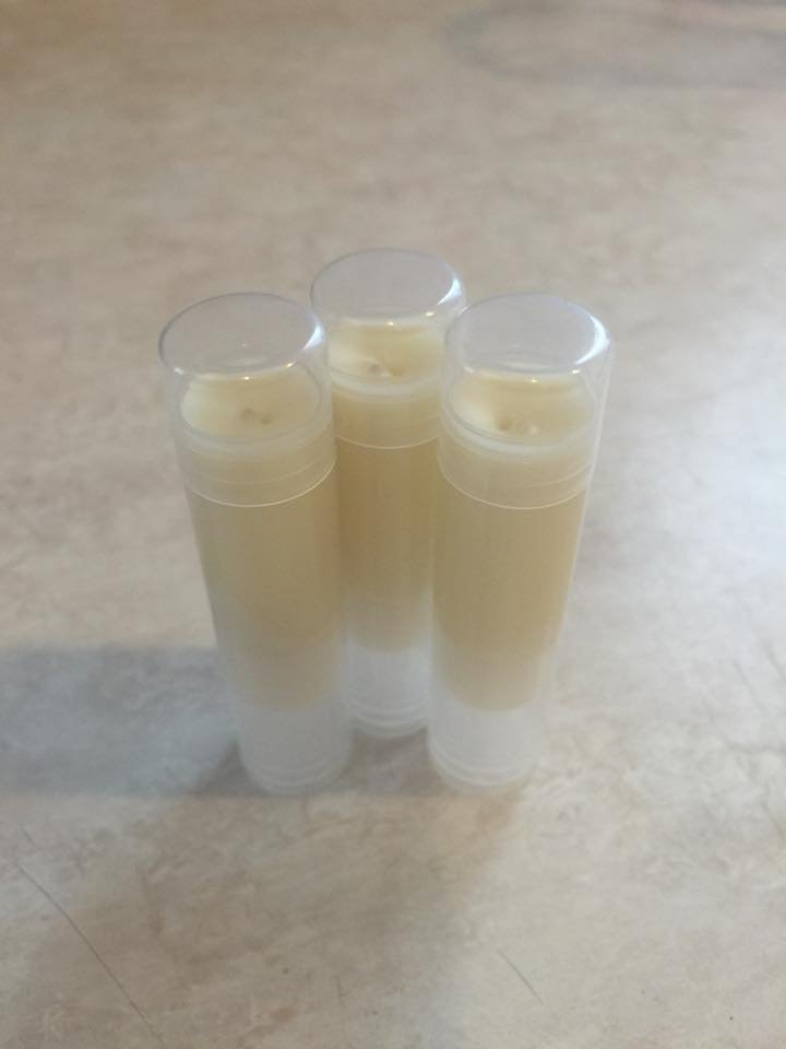 Natural homemade Lip Balm Unflavored Chap stick