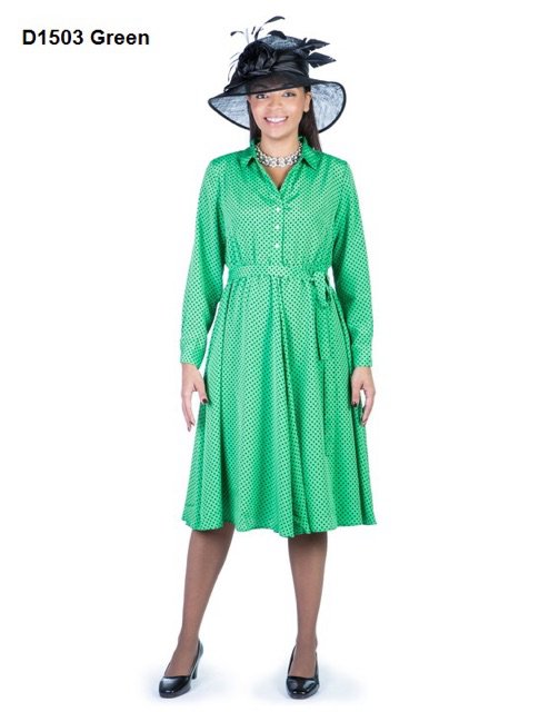 Polka Dot Shirt Dress