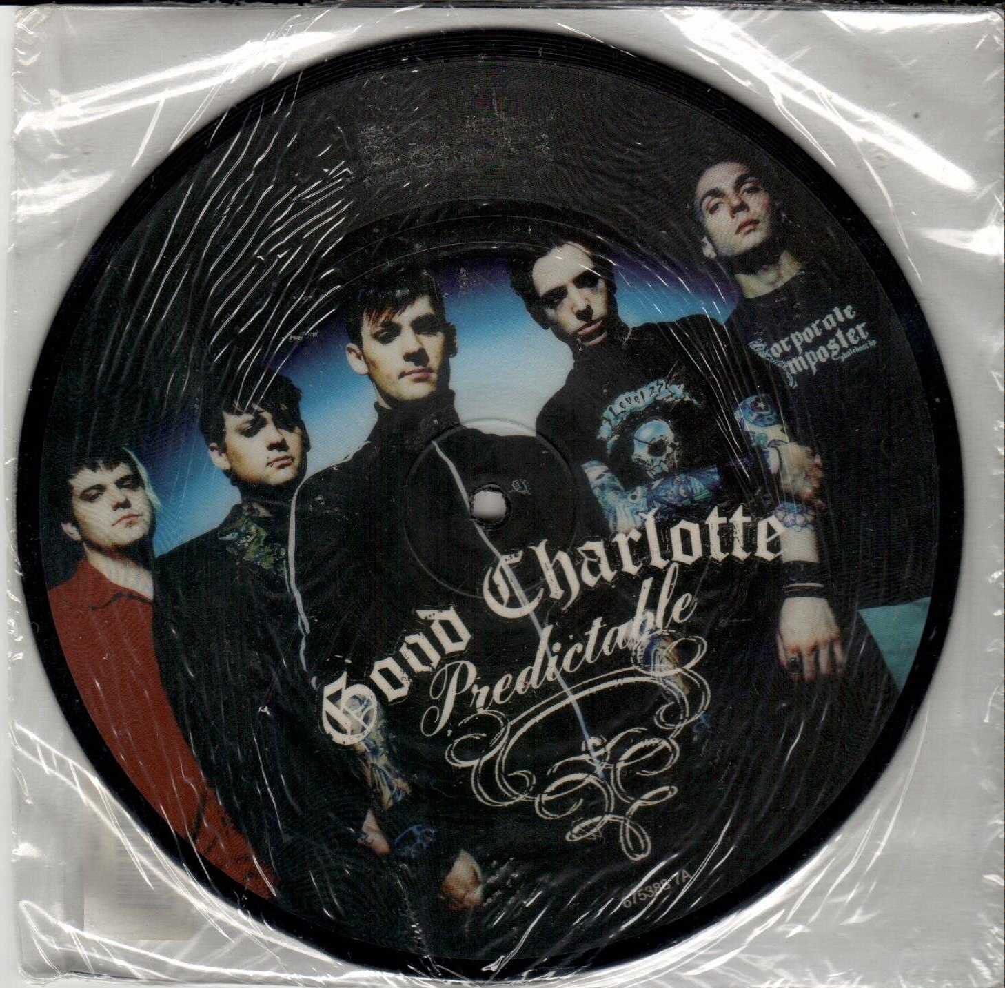 GOOD CHARLOTTE Predictable 2004 UK 2 Track PICTURE DISC 7" Vinyl Single