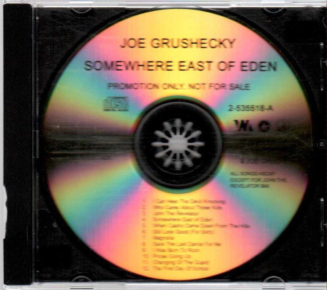 JOE GRUSHECKY Somewhere East Of Eden 2013 US 12 Track Promotional CD Album