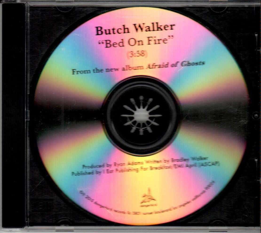 BUTCH WALKER Bed On Fire 2015 US 1 Track Promotional CD Single