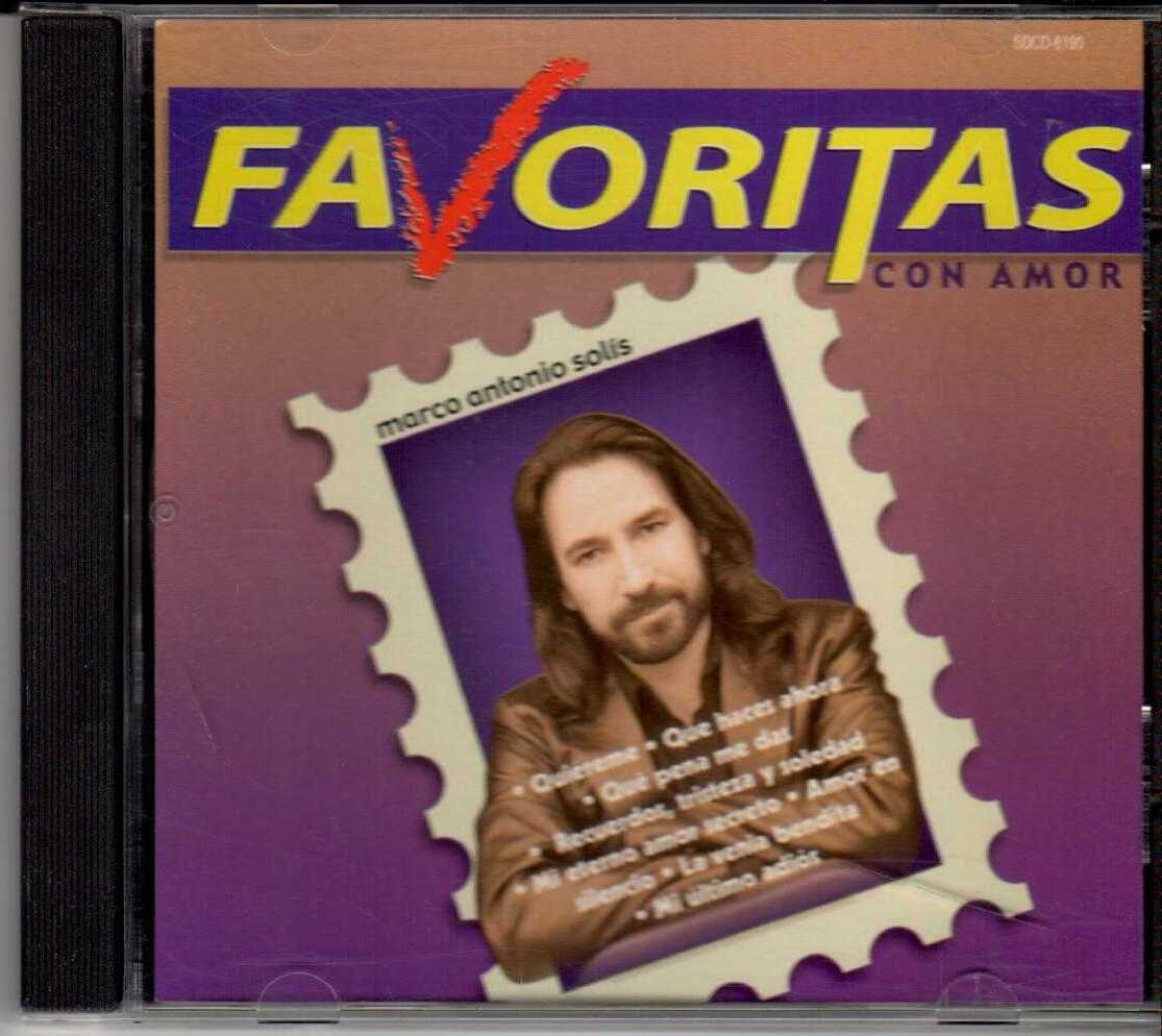 MARCO ANTONIO SOLIS Favoritas Con Amor 2002 US 15 Track CD Album W/O Barcode