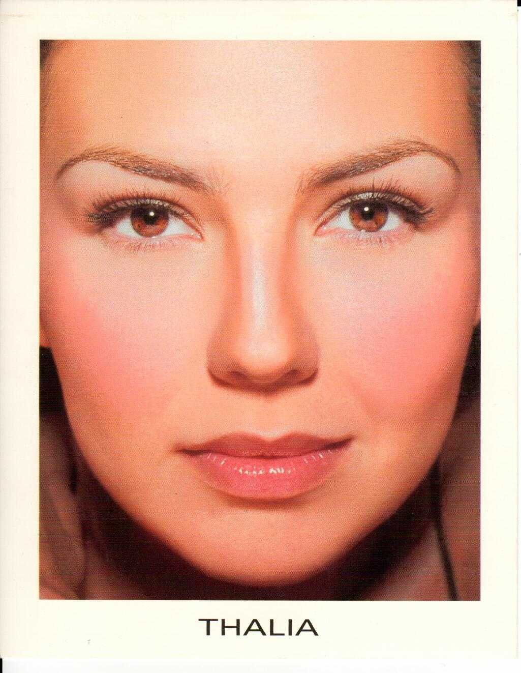 THALIA Entre El Mar Y Una Estrella 2000 US 5" X 7" Official Two Sided Postcard