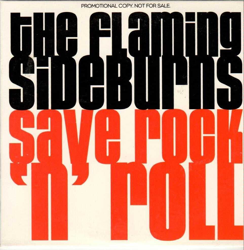 THE FLAMING SIDEBURNS Save Rock 'N' Roll 2002 US 11 Track Promotional CD Album