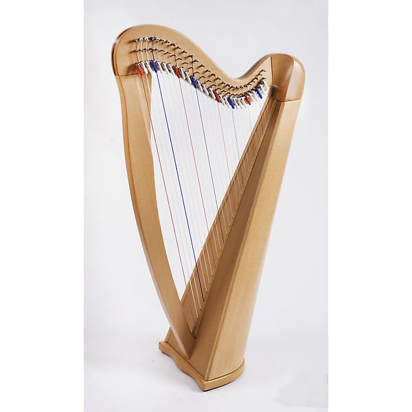 Aster 27 Lever Harp 27 Strings with Deluxe Carry Bag