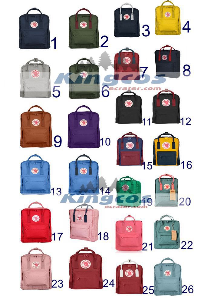 Outdoor 26colors Canvas Backpack School Bag Tote bag Sport Daypack free shipping