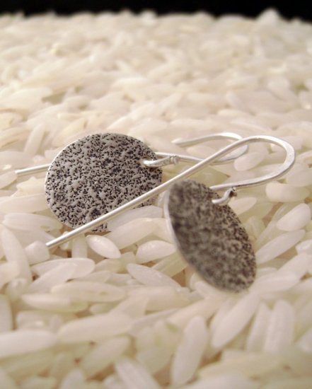 Night Smashing - sterling silver earrings