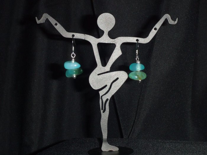 Torquoise Nugget Earrings