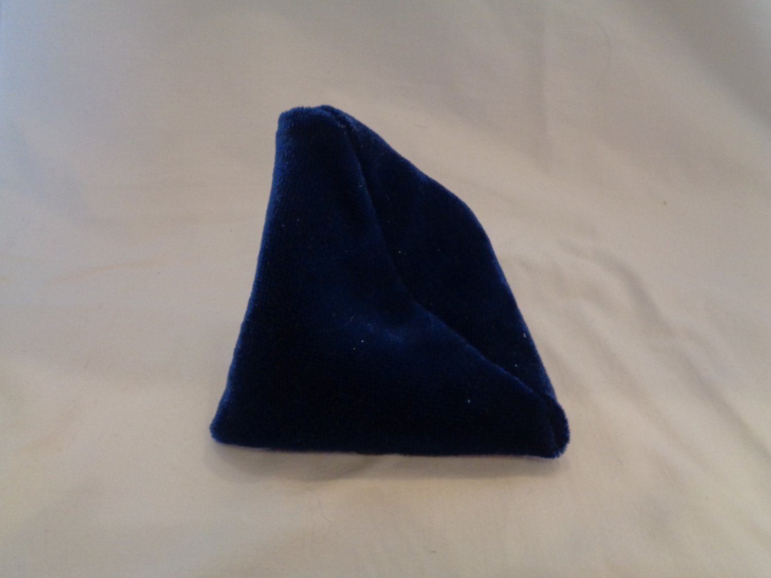 Blue Velvet Beanbag - small
